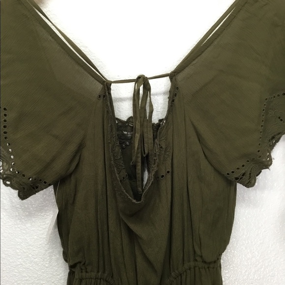NWT Free People Green Romper - Picture 5 of 8